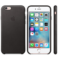 Acheter Apple iPhone 6s Leather Case - Noir - MKXW2ZM/A