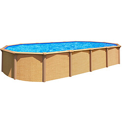 Trigano Piscine aspect bois 5,20 x 3,95m