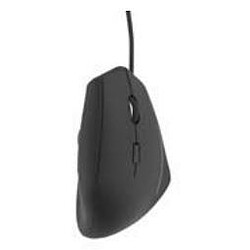 Souris filaire ergonomique verticale ERGOLINE - noir