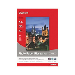 Papier photo satiné Canon SG201 A4 260 g - 20 feuilles