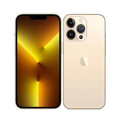 Apple iPhone 13 Pro - 256GO - Or · Reconditionné Smartphone 6,1" Super Retina XDR - ProMotion 6.1" - Puce A15 Bionic - Charge rapide 20W ou plus - Caméra Pro 12MP - Mode Cinématique - iOS 15