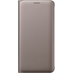 Etui à rabat Samsung EF-WG928PF doré pour Samsung Galaxy S6 Edge Plus