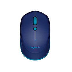 Logitech M535 Bleu - Sans fil Souris bureautique - Connexion sans fil Bluetooth 3.0 avec récepteur USB - Droitier / Gaucher - 6 boutons - Bleu