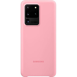 Samsung Coque Silicone pour Galaxy S20 ULTRA Rose