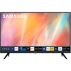 Samsung TV UHD 4K 50" 125 cm - 50AU7022 2022 Écran 50" 4K UHD - Dalle VA 50Hz - Smart TV - WiFi - Bluetooth - HDR 10+ - Processeur Crystal Processor 4K - PQI 2000 - Model EU