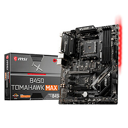 MSI B450 TOMAHAWK MAX II Carte mère ATX -  AMD AM4 -   AMD B450 - Dual Channel DDR4-4133+(OC)Mhz