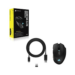 Corsair Souris gamer sans fil SCIMITAR ELITE RGB pas cher