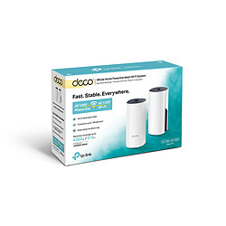 TP-LINK Routeur Système Hybride Mesh WiFi + CPL Deco P9(2-pack)