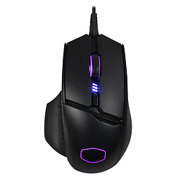 Cooler Master Ltd MM830 - RGB Souris gamer - Filaire - Connexion USB - Capteur optique Pixart 3360 - 24 000 DPI - 4 boutons - Droitier - Noire