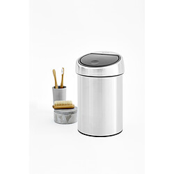 Brabantia Touch Bin, 3L - Matt Steel