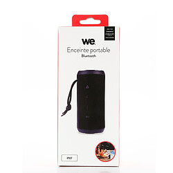 Acheter We Enceinte BT RMS 10W*2 , lecteur de cartes Micro SD, Aux IN, batterie rechargeable de 4000mAh, autonomie de 9h, IPX 7 , jeu de lumière, dragonne amovible