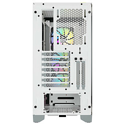 Corsair iCUE 4000X RGB Tempered Glass (Blanc) pas cher