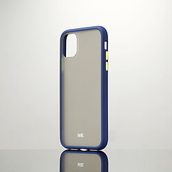 Coque caoutchouc WE pour smartphone Apple iPhone 11 - Bleu Anti-choc, traitement anti-buée et anti-empreinte