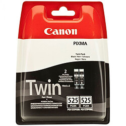 Canon PGI-525PGBK - Pack de 2 Cartouches d'encre Noir PGI-525PGBK - Pack de 2 Cartouches d'encre Noir