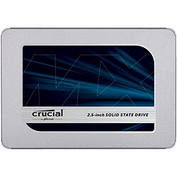 Disque dur SSD MX500 1 To 3D NAND Crucial Disque SSD  2,5'' SATA III (6 Gb/s) – 560 Mo/s