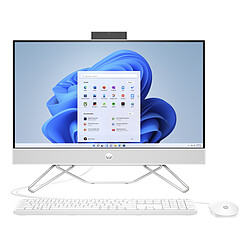 HP All-in-One - 24-cb0011nf - Blanc PC Fixe AIO - AMD Radeon™ -  AMD Ryzen™ 7 5700U - RAM 16 Go - SSD 512Go - Windows 11 - Clavier et souris Inclus