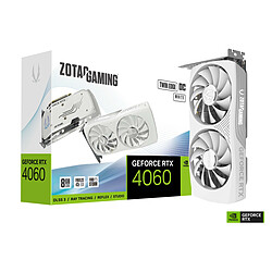 ZOTAC Gaming GeForce RTX 4060 8Go Twin Edge OC (White) 8 Go GDDR6 - HDMI/Tri DisplayPort - DLSS 3 - PCI Express 4.0 16x