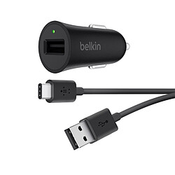 Belkin Chargeur Allume Cigare BOOST UP Quick Charge 3.0 avec câble USB-A  USB-C