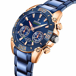 Montre connecté Homme Festina Montres CHRONOBIKE CONNECTED - F20549-1 Bracelet Acier Bleu pas cher