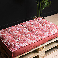 Today Matelas Palette SPIRIT GARDEN 120 x 80 x 15 cm en coton Terracotta