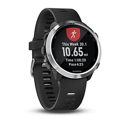 Garmin Montre Connectée Mixte Forerunner 010-01863-30 - Bracelet Silicone Noir pas cher