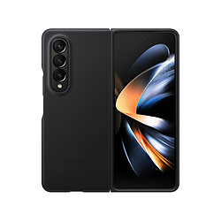 Coque en cuir pour Samsung Galaxy Z Fold 4 Noir