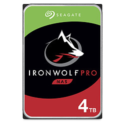 Seagate Technology Ironwolf 4 To - 3.5'' SATA III 6 Go/s - Cache 256 Mo