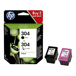 HP 304 - Multipack 3JB05AE - Noir, Cyan, Magenta, Jaune