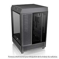 Thermaltake The Tower 500 - ATX - Non RGB - Noir - Avec fenêtre