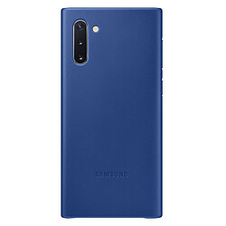 Samsung Coque cuir Galaxy Note10 - Bleu