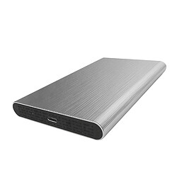 Avis HEDEN Boitier externe  2.5' en Aluminium sortie USB 3.1 Gen 2, Type C cable USB-C/USB-A + USB-C/USB-C - Gris