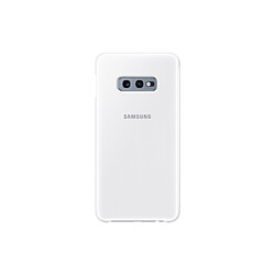 Avis Samsung Clear View Cover Galaxy S10e - Blanc