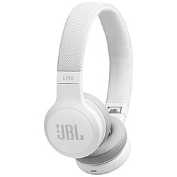 JBL LIVE 400BT - Blanc - Casque bluetooth