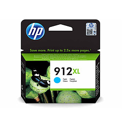 HP 912 Cartouche d'encre 3YL81AE - Cyan authentique XL