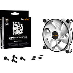 be quiet! SHADOW WINGS - Blanc - - 12 cm Ventilateurs pour boitier PC - 12 cm