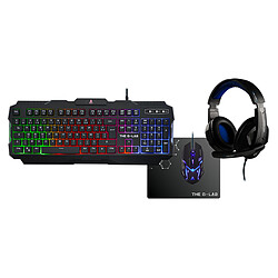 Ensemble Clavier / Souris / Casque / Tapis The G-lab Combo-argon Ensemble Clavier / Souris / Casque / Tapis The G-lab Combo-argon