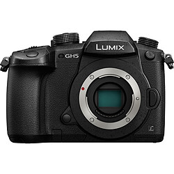 Panasonic Lumix DC-GH5 - Noir - Boîtier nu (sans objectif) Appareil photo hybride - 24 Mpx - Photo 6K / Vidéo 4K - Format 4/3 - 200-25600 ISO - Stabilisé - USB - HDMI - Wi-Fi