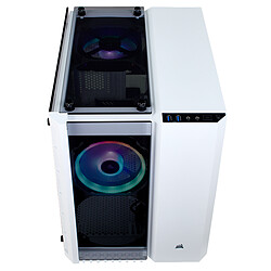 Acheter Corsair CRYSTAL SERIES 280X - Micro-ATX - RGB - Blanc Neige - Avec fenêtre