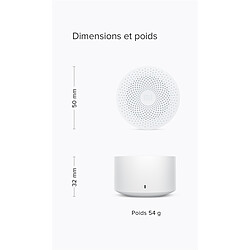 Xiaomi Mi Compact Bluetooth Speaker 2 - Enceinte nomade - Blanc pas cher