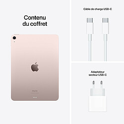 Apple iPad Air WiFi - 5ème génération - WiFi - 8/256 Go - Rose pas cher