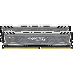 Ballistix Sport LT 16 Go (2 x 8 Go) - DDR4 - 2400 Mhz - CAS 16 Ballistix Sport LT 16 Go (2 x 8 Go) - DDR4 - 2400 Mhz - CAS 16