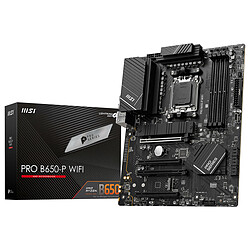 MSI PRO B650-P WIFI Carte mère ATX - Socket AM5 - AMD B650 - 4x DDR5 - M.2 PCIe 4.0 - USB 3.2 - PCI-Express 4.0 16x - LAN 2.5 GbE - Wi-Fi 6E