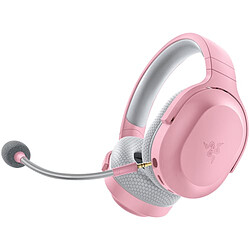 Razer Barracuda X Casque PC Sans Fil Bluetooth USB-C Détachable Quartz Rose