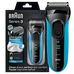 Avis Braun Rasoir électrique rechargeable + secteur - 3040wd