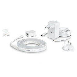 Avis Philips Hue Kit de démarrage Lightstrip 2m + Extension Lightstrip 1m + Hue Pont 