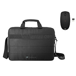 Sacoche HP 15" + souris sans fil Sacoche HP Focus Topload 39,62 cm - 15,6 pouces - T9B50AA + Souris sans fil HP X200 6VY95AA