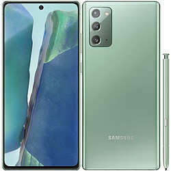 Samsung Galaxy Note20 - 4G - 256 Go - Vert · Reconditionné Smartphone 6,7'' Full HD+ Super AMOLED - 4G - S Pen - Triple Capteur 64MP - Batterie 4 300 mAh