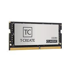 Team Group T-CREATE CLassic - 2x16Go -DDR4 SO-DIMM 2666 MHz - CL19 32 Go de mémoire PC - 2 barrettes de RAM - DDR4 PC4-21300 - TTCCD432G2666HC19DC-S01