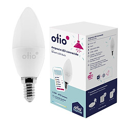 Otio Ampoule connectée WIFI LED flamme E14 5.5W Ampoule WI-FI LED E14 CCT - Compatible Google Home et Amazon Alexa