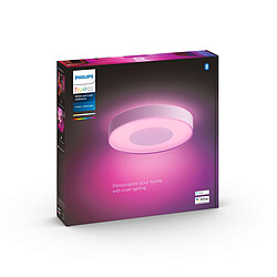 Philips Hue Plafonnier connecté INFUSE L - Blanc - White Ambiance Plafonnier de grande taille Infuse - Ampoule Led - Commande Bluetooth - 52,5W